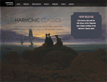 Tablet Screenshot of harmonicclassics.com